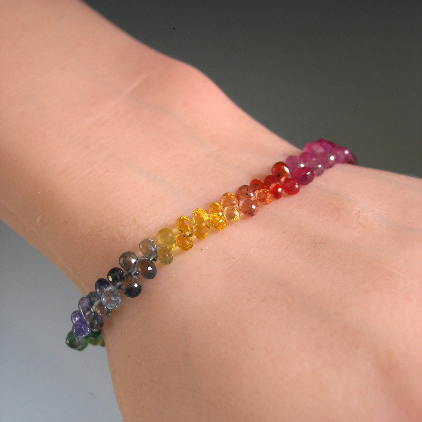 Rainbow Sapphire Bracelet