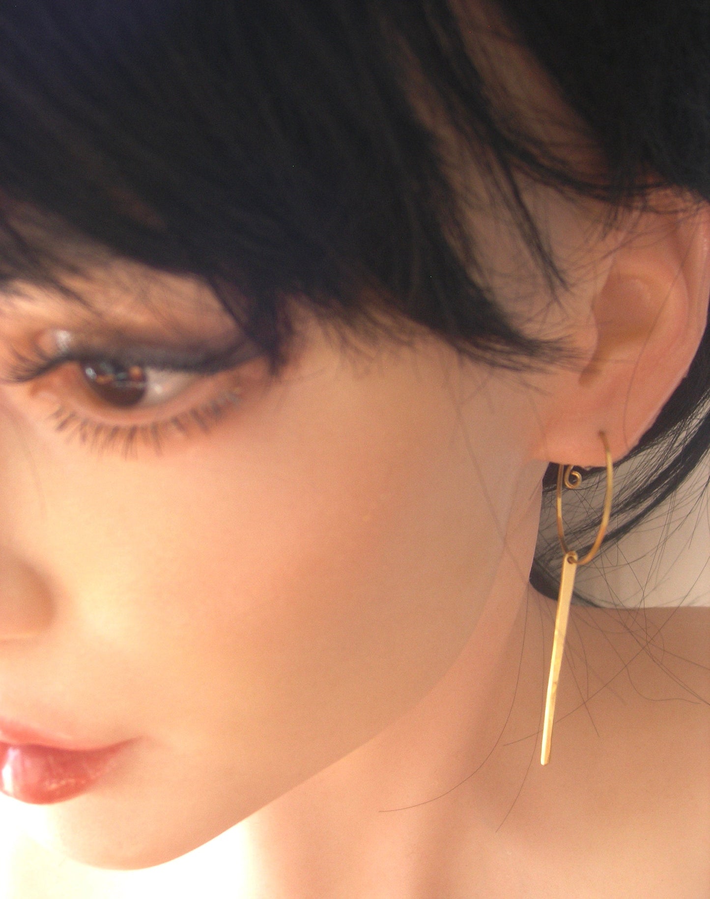 14k Gold Filled Hoops w/ Spikes