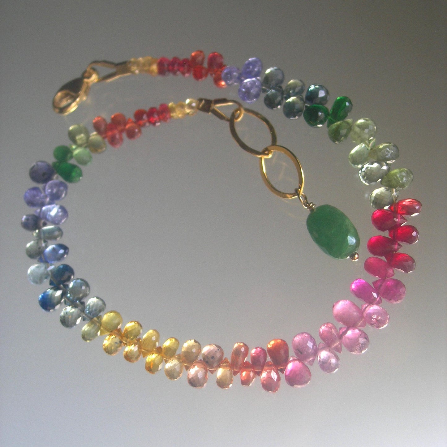 Rainbow Sapphire Bracelet