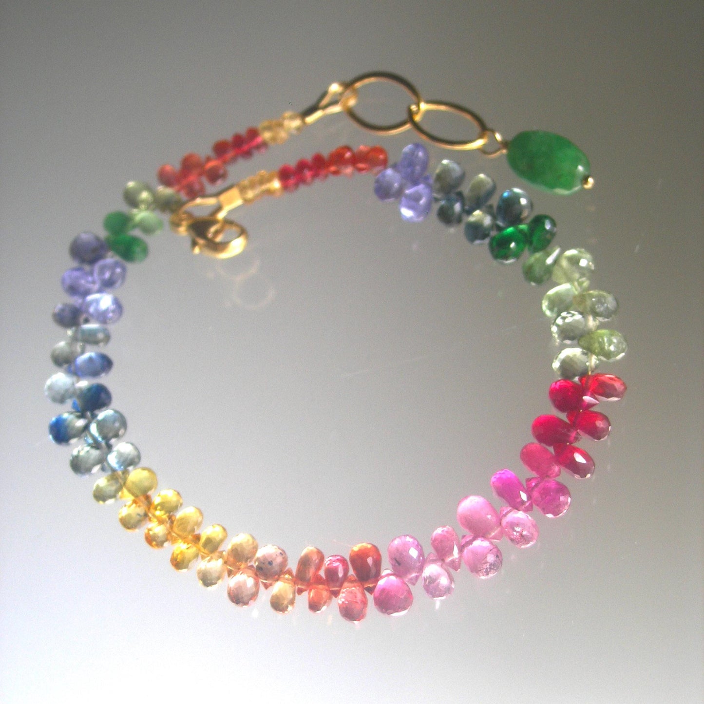 Rainbow Sapphire Bracelet
