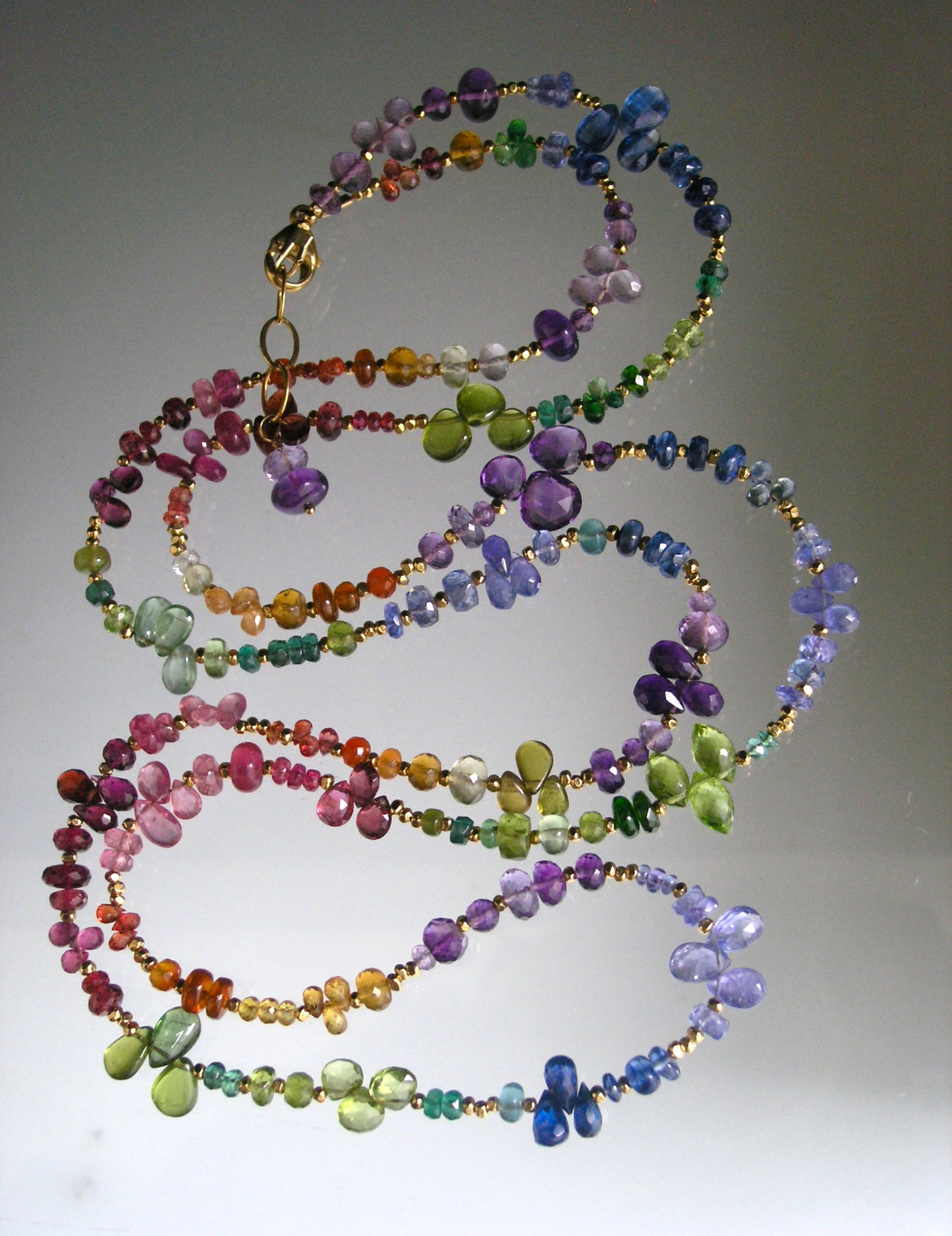 Rainbow Gemstone 37” Necklace
