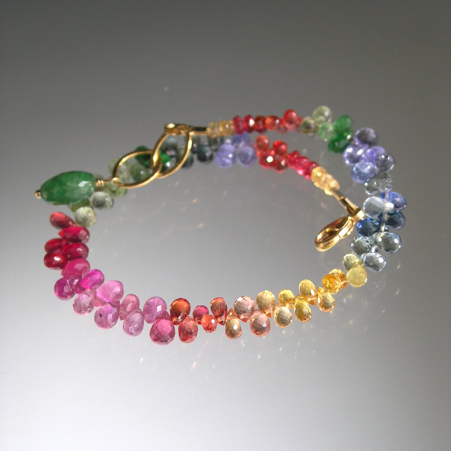 Rainbow Sapphire Bracelet