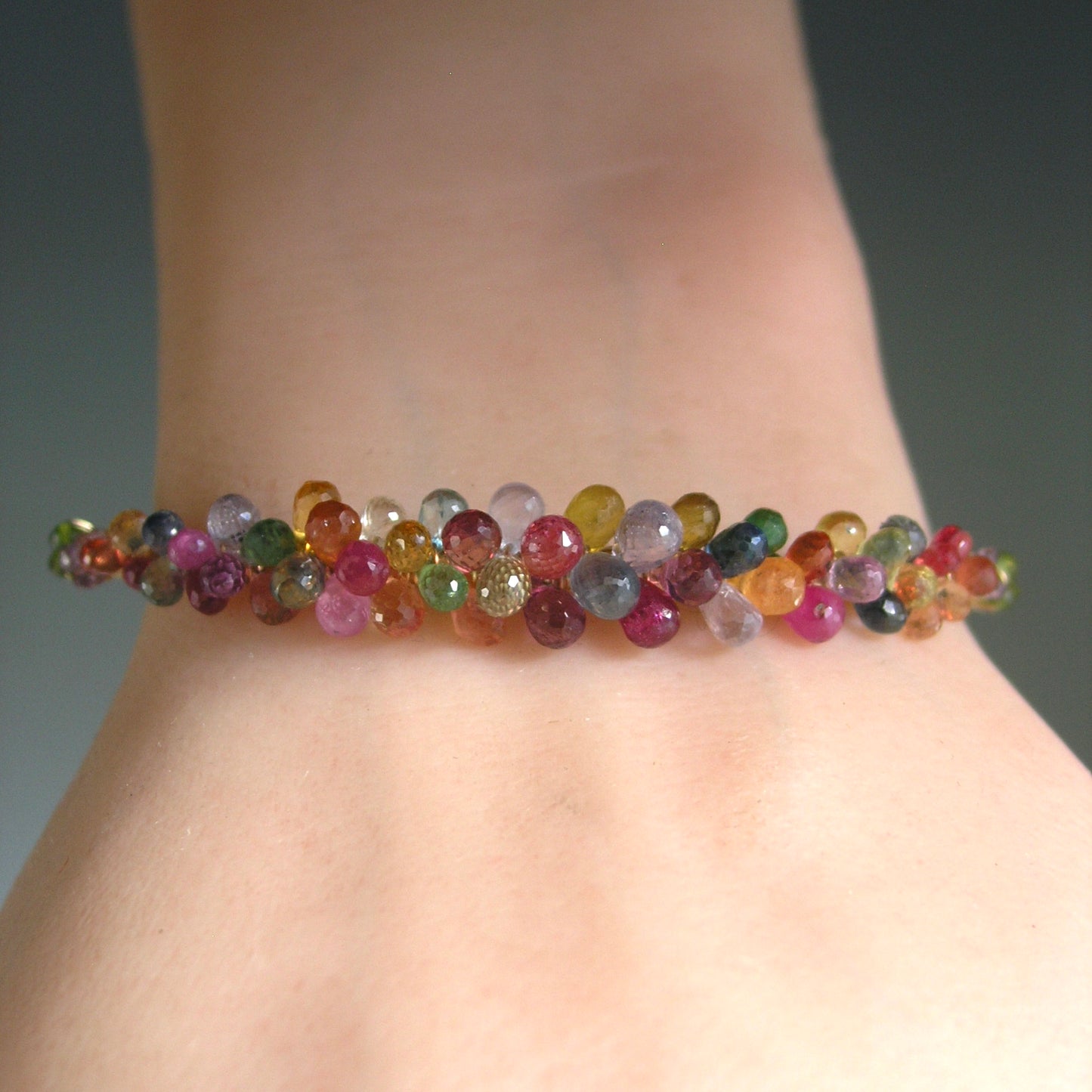 Confetti Sapphire 14k Gold Filled Lightweight Cuff