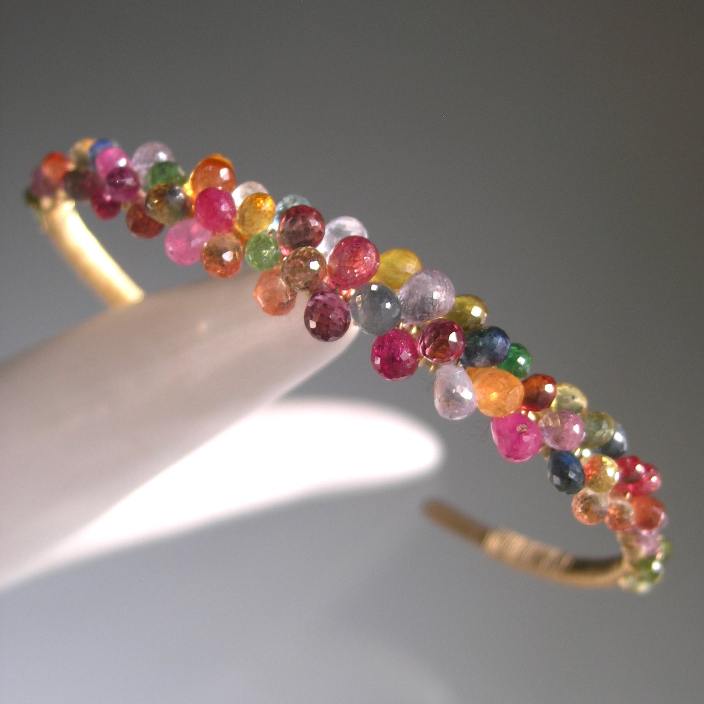 Confetti Sapphire 14k Gold Filled Lightweight Cuff