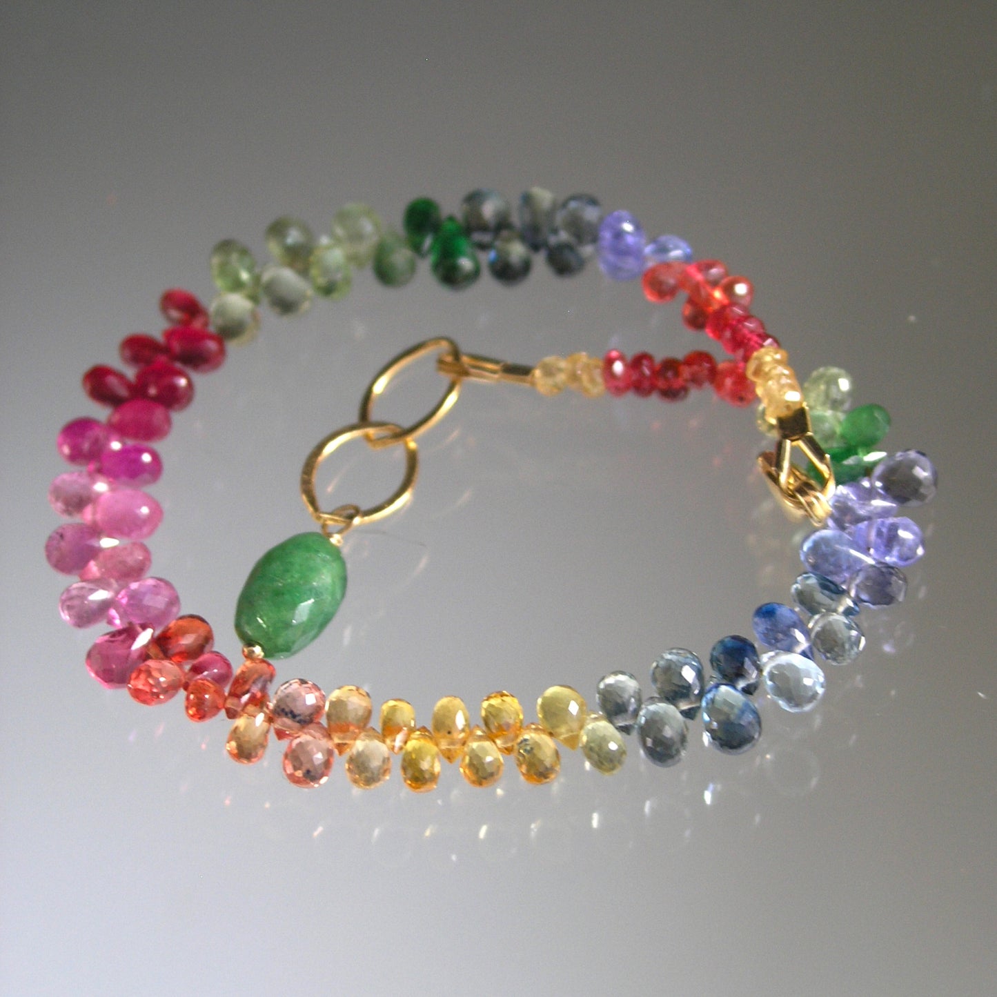 Rainbow Sapphire Bracelet