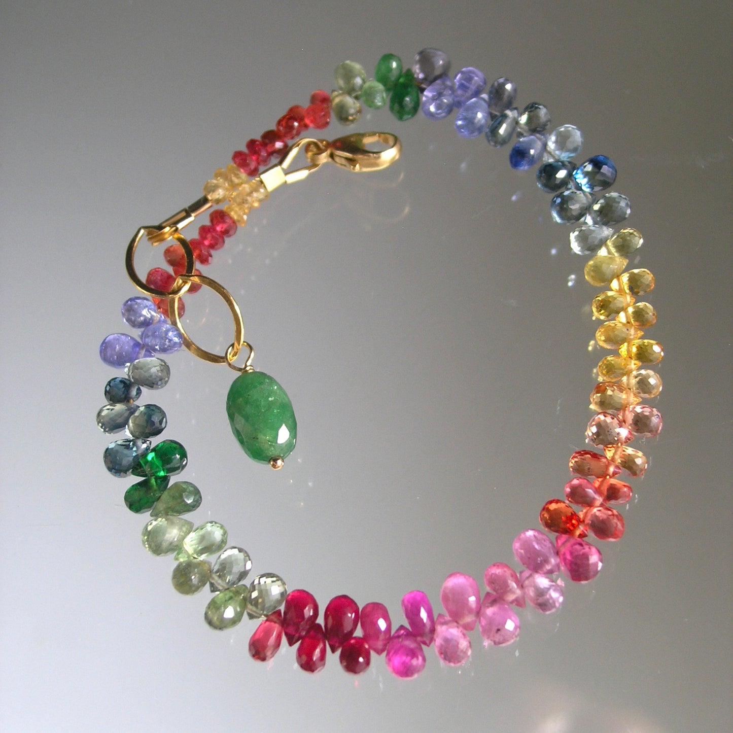 Rainbow Sapphire Bracelet