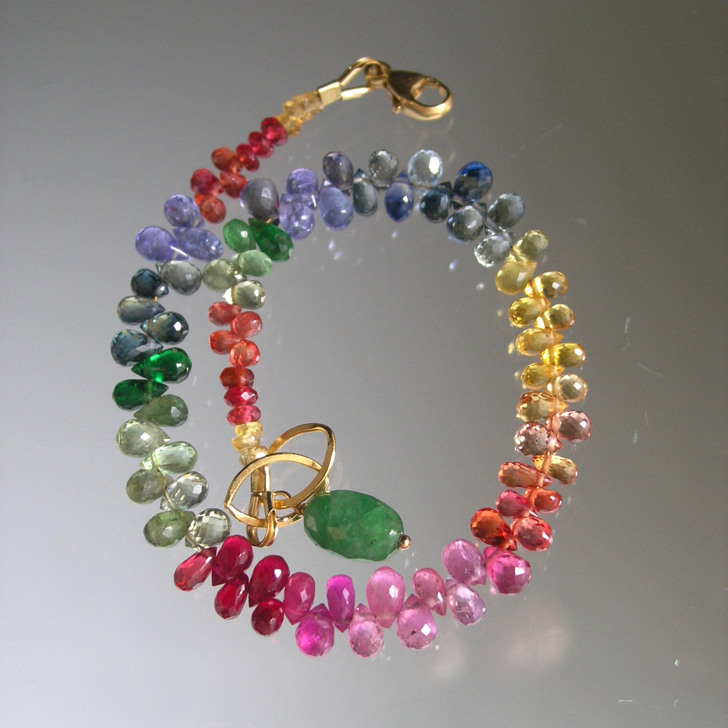 Rainbow Sapphire Bracelet