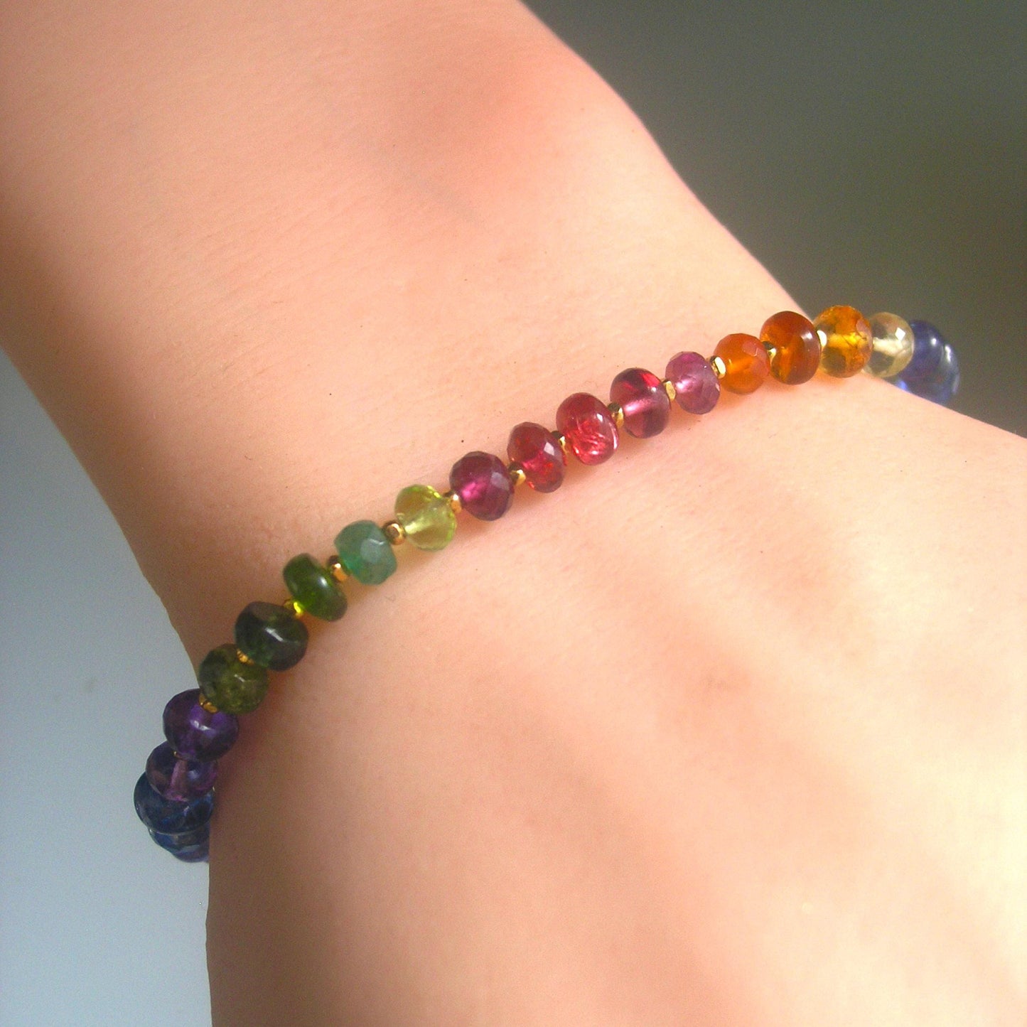 Rainbow Gemstone Bracelet