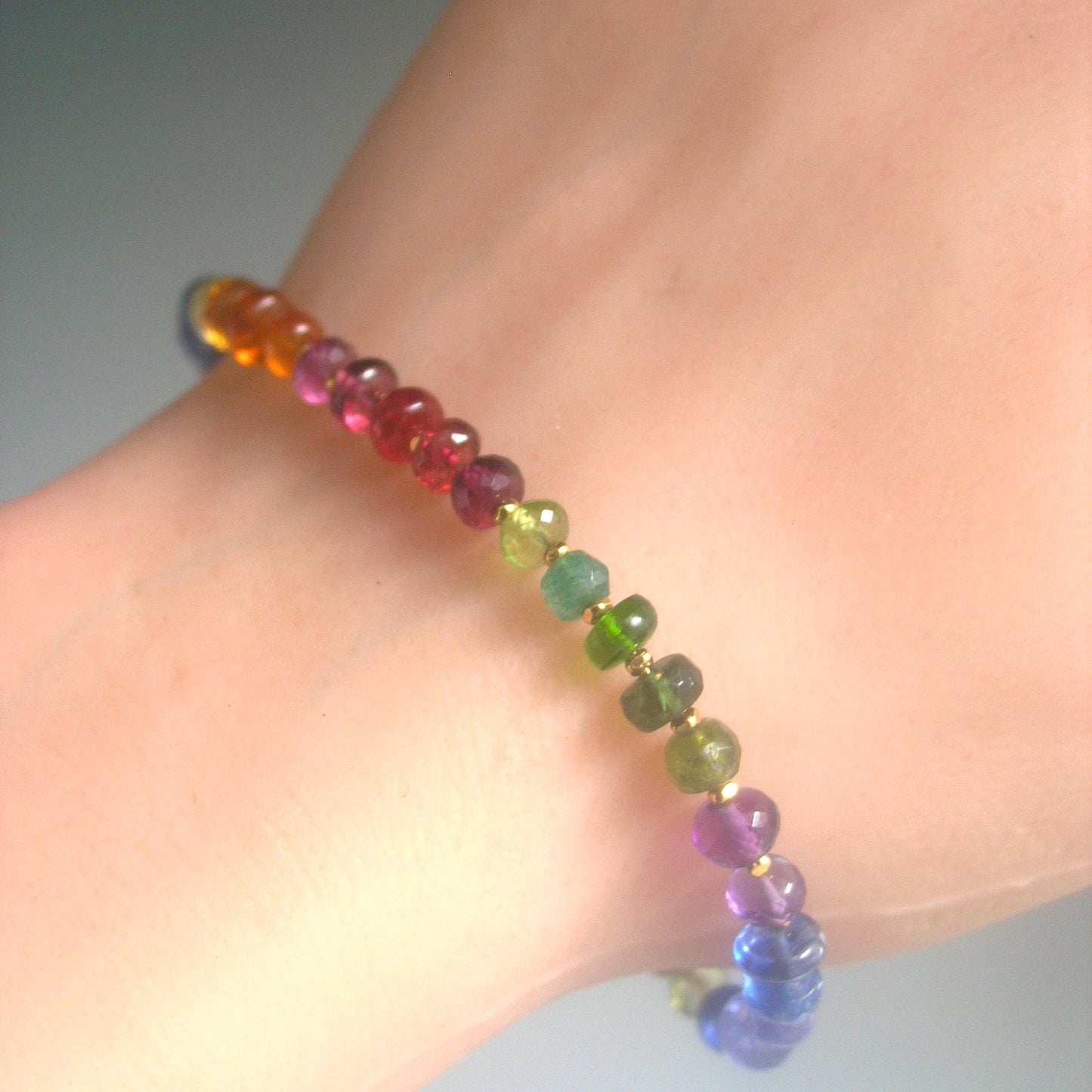 Rainbow Gemstone Bracelet