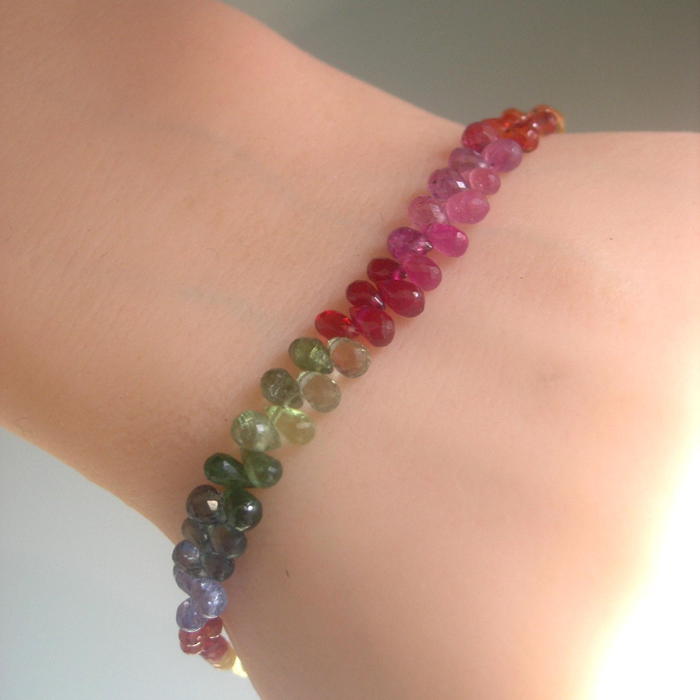 Rainbow Sapphire Bracelet