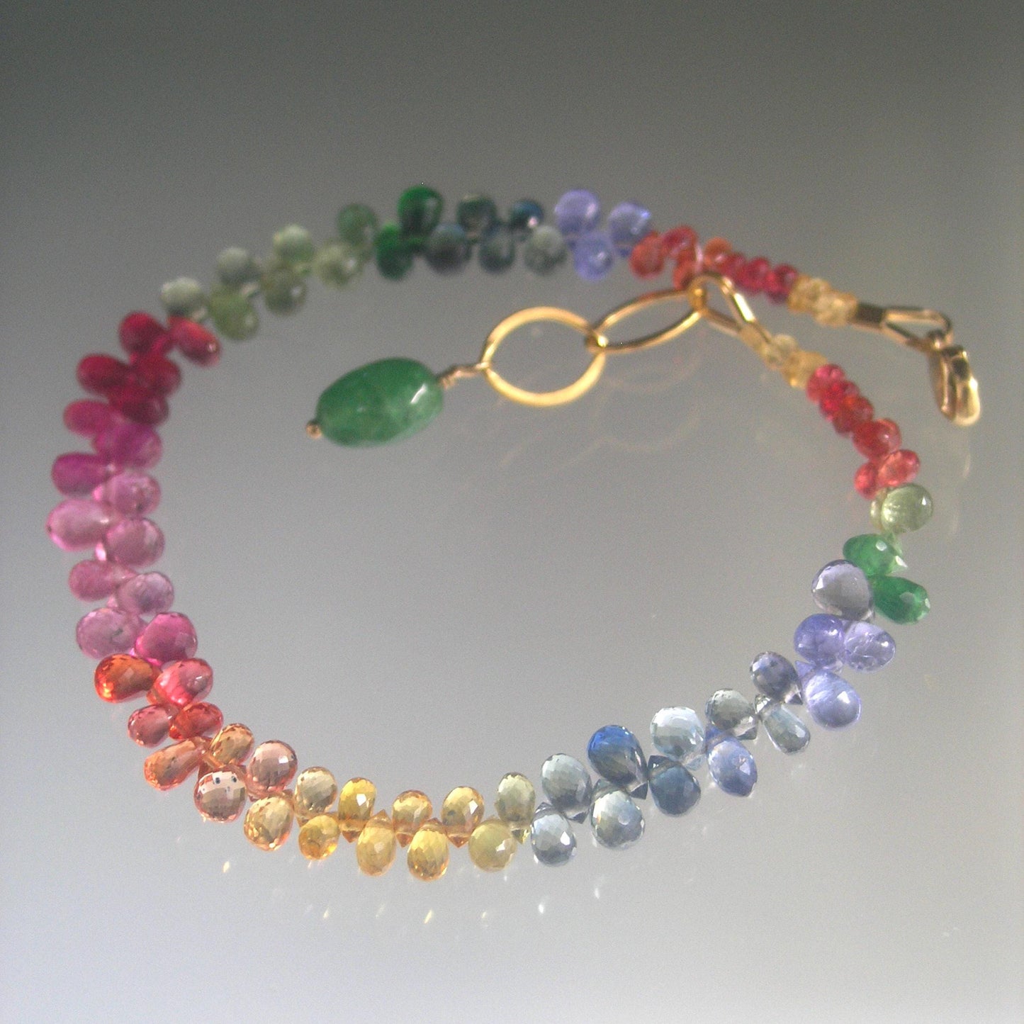 Rainbow Sapphire Bracelet